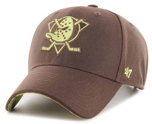 '47 Brand Strapback Cap - Frog Skin Anaheim Ducks braun