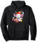 Mit Lebkuchenmann und Mütze - Axolotl Weihnachten Pullover Hoodie
