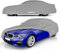 BUSHBOCK Premium Cover BUSHBOCK® Premium Intérieur Housse de Voiture Satin Tissu de Protection Bâche Housse de Voiture Garage Intérieur 2 Couleurs, 4 Tailles (Gris Argent, L)