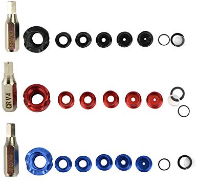 Bogenschießen Peep Sight für Compound-Bogen austauschbare Aluminium-Legierung Innenkern mit Peep Visier Hoody Compound Bogen (45°, schwarz, B)