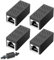 4 Pcs RJ45 Coupler, Female to Female Ethernet Connector, Plug and Play Ethernet Cable Extender LAN Network Inline Joiners for Cat5 Cat5e Cat6 Cat7 Cat8 High Speed Transmission Heat Resistant