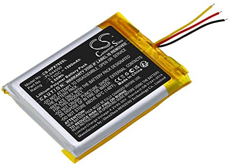 TCTK Batterie 1500mAh Kompatibel mit [HyperX] Cloud Alpha, Cloud Flight, Flight S, Wireless, II Ersetzt PL644050 FBA