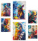 Nacnic 6er-Set Bunte Starwars Poster mit Designillustrationen zur Dekoration der Wände Ihres Zuhauses. Räume, Büro, Laden und Geschäft Format A3 und A4 Rahmenlos