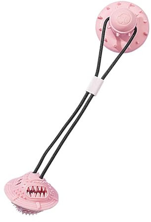 Dog Suction Cup Tug Toy - Dog Tug of War Toys | Food Design, Food Leakage Suction Cup Toy with Pull Rope, Toy