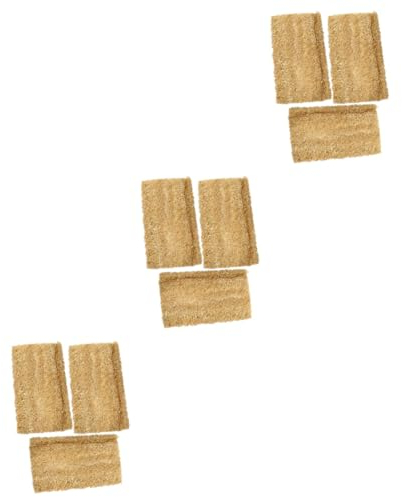 Alipis 3sets Sponge Pads for Dishwashing Kitchen Sponges Natural Cleaning Supplies 3pcs*3