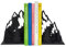 Balvi Serre-Livres Mountains Couleur Noir Représente Un Paysage de Montagne Métal