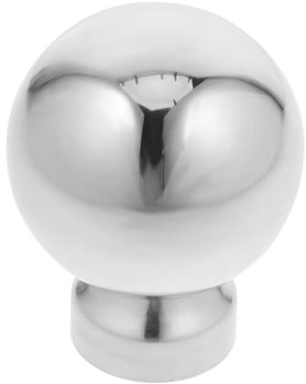 VINTORKY Edelstahl Zaunpfostenkappe Kugelform Hohl Und Leicht Wetterbeständig Für Gartendeko Stabile Montage Rostfrei Dekorative Abdeckkappe Für Gartenzaun Und Treppengeländer