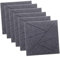 Abaodam 6pcs Soundproofing Acoustic Panel Pads for Noise Reduction Offices Studios and Gaming Rooms Self-adhesive Insulation Boards Deep