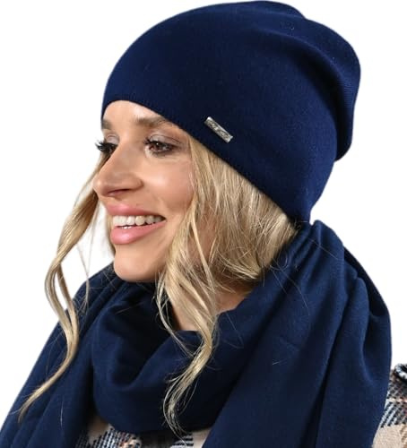 Alur Mütze Damen Beanie Wintermütze Strickmütze - Warme Elastisch Elegant Winter Mütze EKO - Weiches Garn Stilvoll Universell Warm