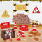 HWJPDMBD Wichtel Zubehör Baustelle, 26Pcs Miniatur Wichtel Baustelle Set, Wichteltür Zubehör Weihnachten Wichtelbaustelle, Miniatur Baustelle Wichtel, Zubehör Wichteltüre, DIY wichtel Baustelle Einzug