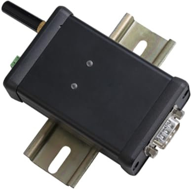 LinTech Adaptador Bluetooth RS232 para aplicaciones industriales, conector CC 6 – 36 V; antena externa