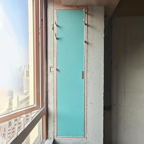 Sportello Ispezione Pannello di Accesso in Cartongesso per Cartongesso, Porta di Accesso Al Sottotetto a Filo, Pannello di Accesso Idraulico Verniciabile, Porta Nascosta Nel Muro/Copertura Elettrica(2