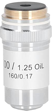 Keenso Obiettivo Al Microscopio Ad Alta Potenza 100x Obiettivo Ad Alta Potenza
