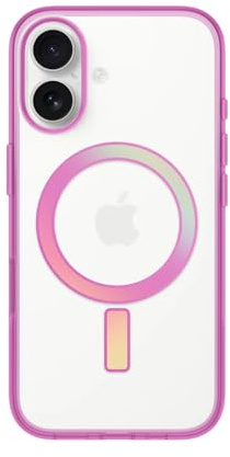 OtterBox Clear MagSafe Case for iPhone 16, Rosefinch