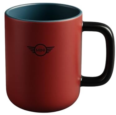MINI Tasse Tricolour Rot 0,35 L – Hochwertige Porzellantasse | Offizielles MINI Zubehör | Kaffee Teetasse | Spülmaschinenfest