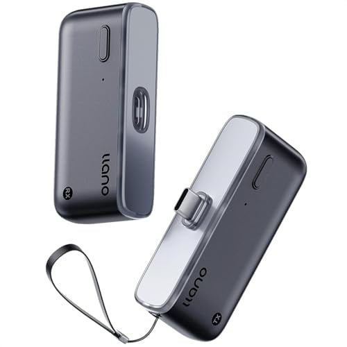 Ilano S850 Transmisor y Receptor HDMI Inalámbrico USB-C, Entrada Ultra 4K Salida 1080P@60Hz, 50M, 5G+2.4G, Plug & Play para Teléfono, Tablet, Portátil, PC, Monitor, Proyector, TV Box, etc. (Negro)