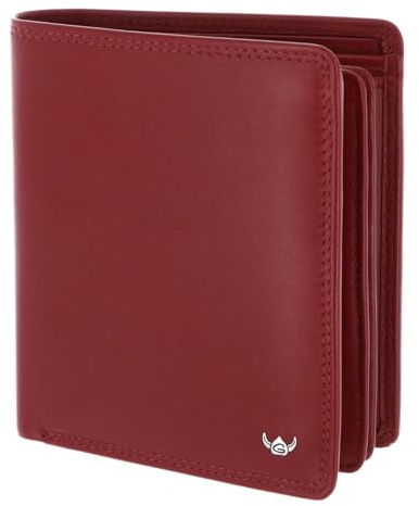 Golden Head Leder Geldbörse Polo RFID Protect Kombischeintasche 1231 Rot dunkelrot