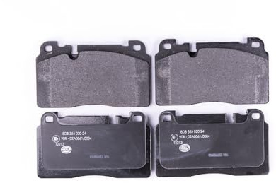 HELLA 8DB 355 020-241 Bremsbeläge - für Verschleißwarnanzeige vorbereitet | Kompatibel mit: AUDI Q5, Q5 Van