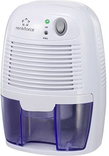 Renkforce HD-68W Luftentfeuchter 20 m² 0.011 l/h Weiß, Blau