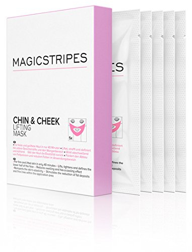 Magicstripes Chin Plus Cheek Lifting Mask, 5 Stück