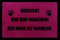 Interluxe TÜRMATTE Schmutzmatte Vorsicht VOR DEM Frauchen Fußmatte Tierisch Fuchsia