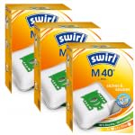 12 Staubsaugerbeutel Swirl M 40 M40 geeignet für Miele Complete C2 Tango EcoLine