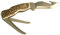 EM Jagdmesser, Skinner Häutemesser, Hirschhorn inkl. Messerscheide