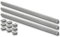 3 metros cremallera de acero cincado 30 x 12 con separadores y tornillos para motor de puerta o cancela corredera, estandar compatible con cualquier marca de motor