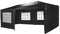 MaxxGarden Tente de Reception - Tonnelle de Jardin 3x6m - Barnum Pliant avec 6 Parois Enroulables - Tonnelle d’Exterieur imperméable – Rapide à Installer - pour Camping, Festival – Noir