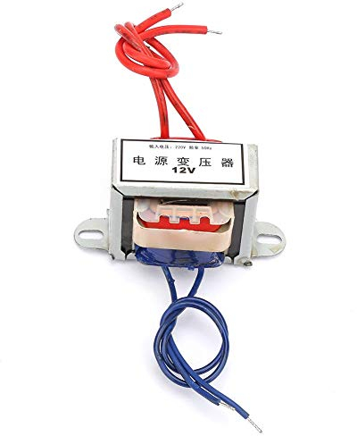 Elektrischer Transformator AC 220 V auf AC 12 V Single Power Trafo isoliert Netzteil Transformator (12 V)