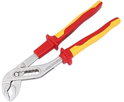 Booher 1000 V VDE Wasserpumpenzange, 300 mm, isoliert, Rot