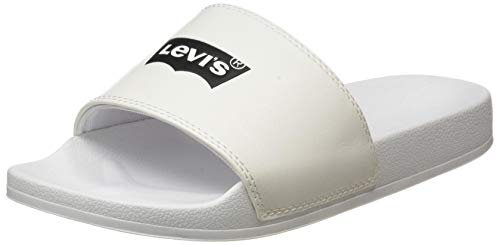 Levi's, Slides Donna, Bianco 740, 39 EU