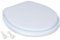 Vetrineinrete® Copriwater imbottito tavoletta da bagno wc morbida seduta copri water bianco D64