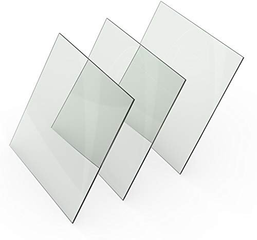 WZCXYX 3 Pièces Accessoires D'imprimante 3D 214 * 214 213 * 200 Consommables De Plaque De Verre Borosilicaté pour Lit Chauffant(Size:214x214x3mm)