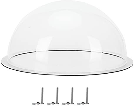 AUNMAS Dog Dome Window, Acrylic Dog Fence Window Dog Viewing Window Clear View Dome Pet Peek Window Dog House Paddock