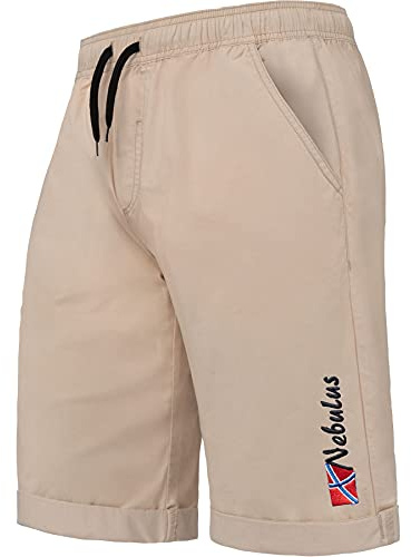 Nebulus Herren Shorts MUDA, Kurze Hose, Sommerhose, beige - S