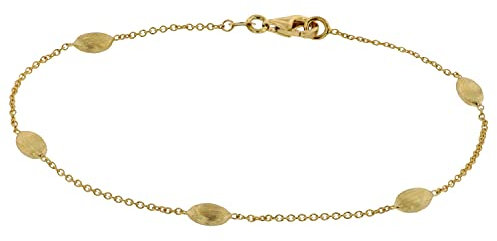 Elaine Firenze Damen-Armband Gold 585 / 14K matt/poliert traumhafter Armschmuck für Frauen, modische Geschenkidee aus Echtgold, 223857