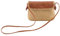 popyes Sac à Bandoulière en Paille Femme Vintage, Porté épaule d'été pour Vacance, Voyage, Plage (Marron)