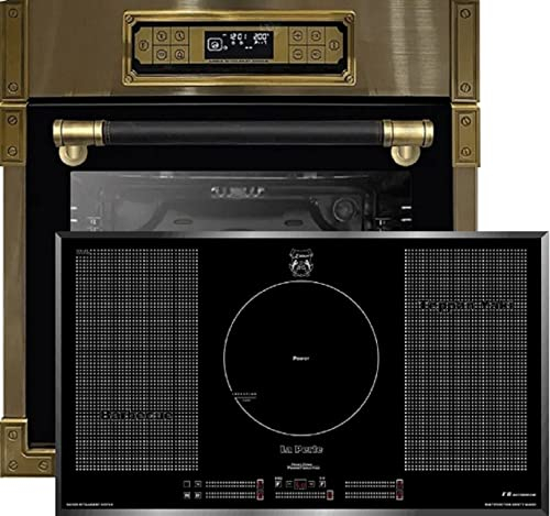 Kaiser Herdset EH 6726 AD + KCT 97 FI, Retro Einbau Backofen 80L, Elektro Backofenset + Exklusives Einbau Induktions Kochfeld 90 cm, Quick Heat, 5 Kochzonen, Power Boost, FreeZone/FlexZone