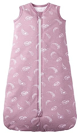 Baby Organic Cotton Wearable Blanket 0.5 Tog & 2.5 Tog Unisex Sleeping Sack with 2-Way Zipper, Boys Girls Swaddle Blanket Infant Sleeping Bag