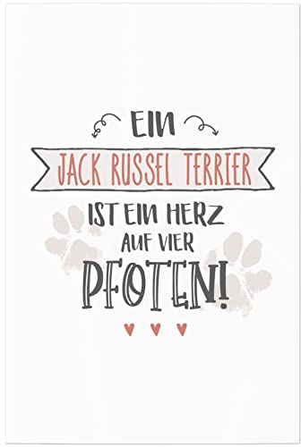 JUNIWORDS Poster, EIN Jack Russel Terrier ist EIN Herz auf Vier Pfoten, 60 x 90 cm (1006754)