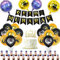 Eid Mubarak Dekoration, 46 Stücke Eid Mubarak Ballon Luftballons, Eid Mubarak Banner, Ramadan Mubarak Party Dekoration, Ramadan Ballons für Ramadan Dekoration 2025 und Eid Mubarak Feier