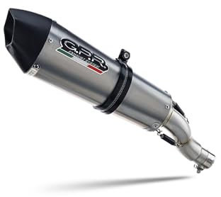 GPR Auspuffanlage kompatibel mit Cb 650 R 2021/2023 e5 Homologierter legaler Vollsystemauspuff, einschließlich abnehmbarem db Killer und Katalysator