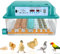 Brutautomat Vollautomatisch, Brutmaschine Vollautomatisch Hühner, Hühner Brutkasten Hühner mit Automatischem Rotationssystem und Temperaturkontrolle,Egg Incubator Brutmaschine, für 36 Wachteleier,Eier