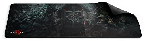 SteelSeries QcK Gaming Surface – Diablo IV Edition – XXL Thick Cloth – Sized to Cover Desks – Optimized for Gaming Sensors
