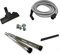 Zubehör Set Kallefornia K676E-Kit geeignet für Nilfisk VP300 ECO HEPA - bestehend aus Saug-Schlauch Kombi-Bodendüse Möbelpinsel extra lange Fugendüse Chrom Rohr Komplett-Set
