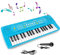 Shayson Kids Piano Keyboard with Microphone 37 Key Portable Music Piano for Children Age 3+, Educational Electronic Musical Instrument Toys Gift