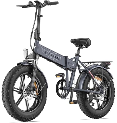 ENGWE Bici Elettrica Pieghevole, 20×4.0 Fat Tire 7 Velocità Bicicletta Elettrica da 48V 13Ah Batteria Rimovibile, Autonomia di Massima 120KM 250W E-bike da per Ogni Terreno & MTB & Spiaggia & Neve
