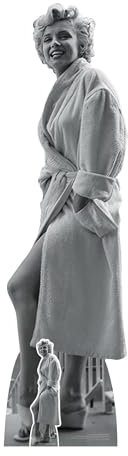 Star Cutouts SC2382 Marilyn Monroe Bademantel Pappaufsteller mit Mini