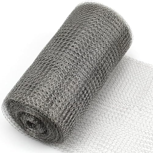 Drahtgeflecht 4 m Edelstahlgeflecht Drahtgitter Edelstahl Maschendraht 20cm x 4m Drahtgeflecht Feinmaschig Nagetier Mesh Insektenschutzgitter für Nagetiere Fenstergitter